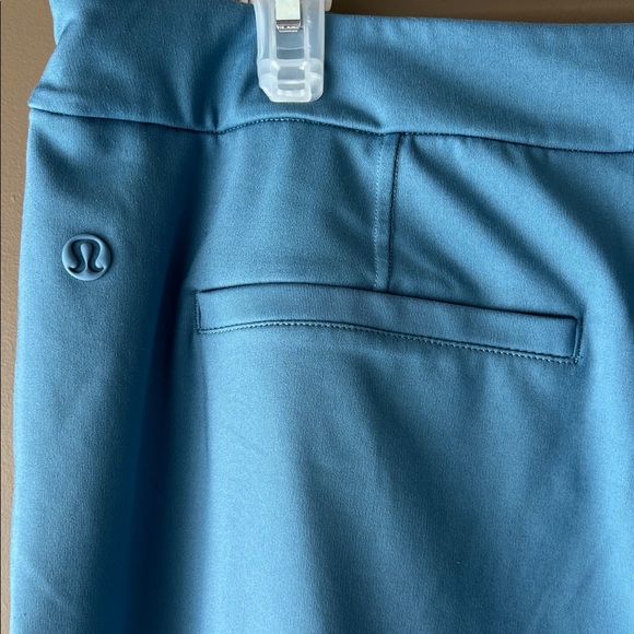 Lululemon Utility Blue Straight-Leg Mid-Rise Pant Full Length *Luxtreme Size L - Picture 10 of 13